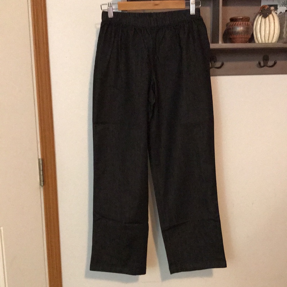 Woman Within jeans dark blue, elastic waistline, size 12W petite